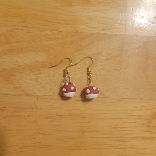 Clay Mushroom Earrings